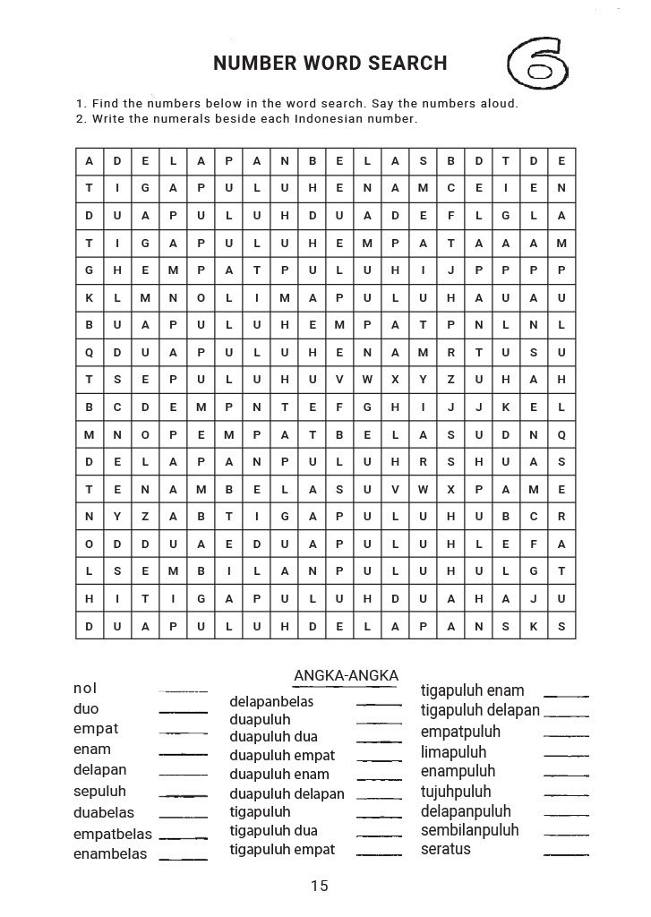 Inilah Bahasa Indonesia! Year 5 - Year 6 Blackline Masters Digital - Image 9