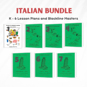 Italian Practical Program and Blackline Masters Bundle K-6